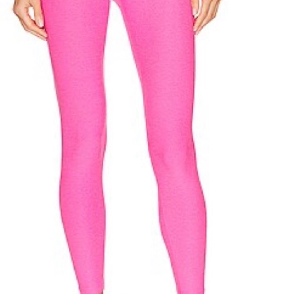 Beyond Yoga Pink Hype Heather Leggings
